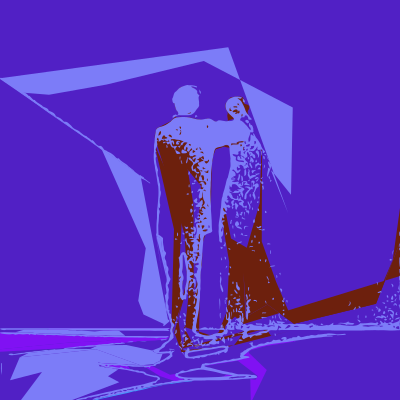 Abstract Melting Man clipart