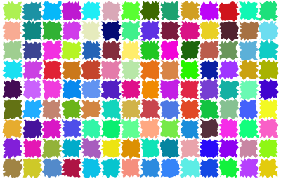 Abstract Patches Background No Black clipart