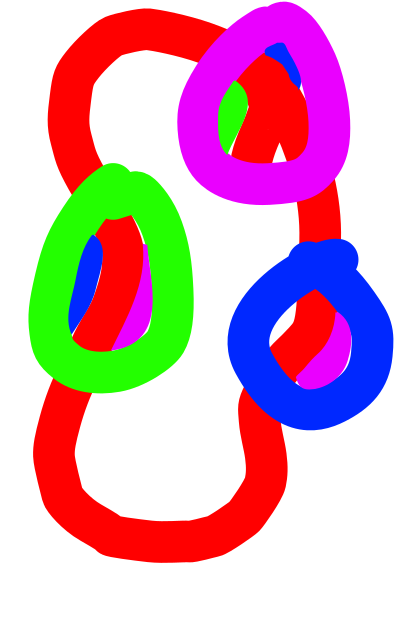 Abstract pattern with curves clipart