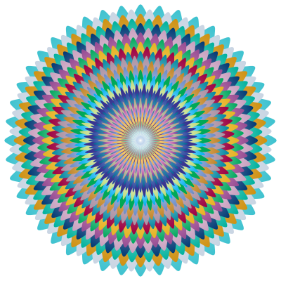 Abstract Petals Mandala clipart