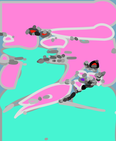 Abstract Pink and Cyan clipart