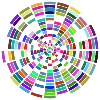 Abstract Polar Grid Prismatic clipart