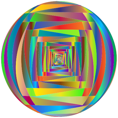 Abstract Polygonal Orb 2 clipart