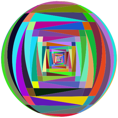 Abstract Polygonal Orb clipart