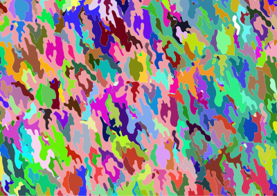 Abstract Prismatic Fluidic Shapes Background clipart