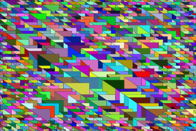 Abstract Prismatic Triangular Background clipart