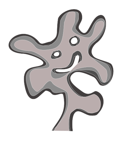 Abstract sculpture clipart