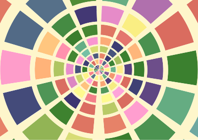 Abstract Segmented Wheel clipart