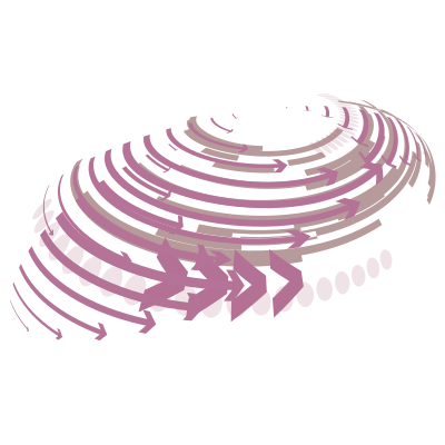 Abstract shape lines with arrowheads clipart