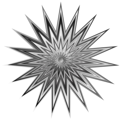 Abstract Star Art clipart