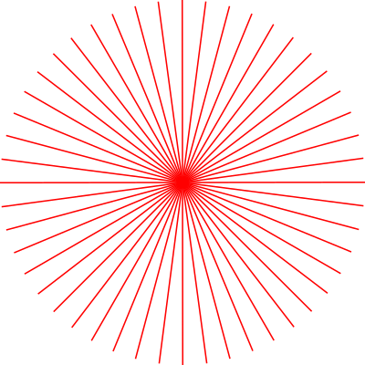 Abstract sun 1 (48 rays) clipart