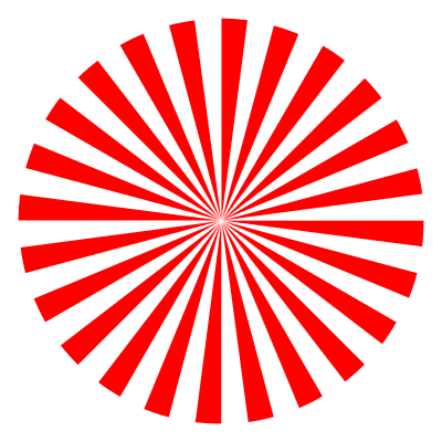 Abstract sun 3 (48 rays) clipart