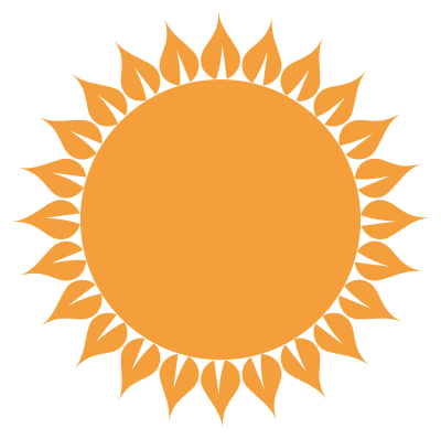 Abstract Sun clipart
