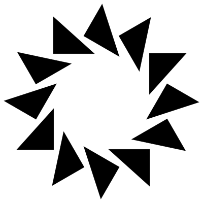 Abstract Sun Shape clipart