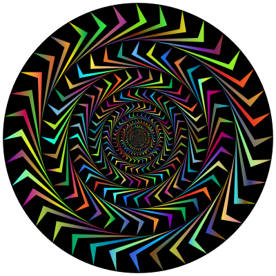 Abstract Sun Vortex Prismatic 2 clipart