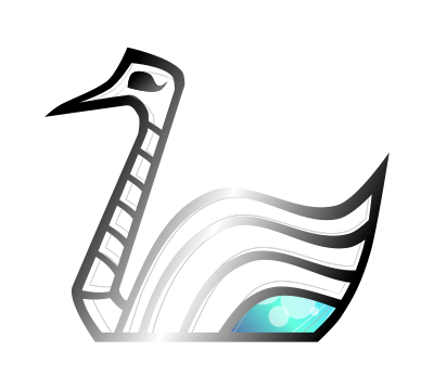 Abstract Swan clipart