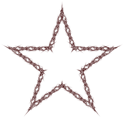 Abstract Thorny Star clipart