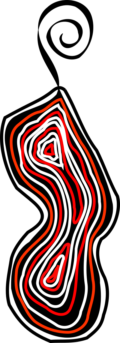 Abstract violin clipart