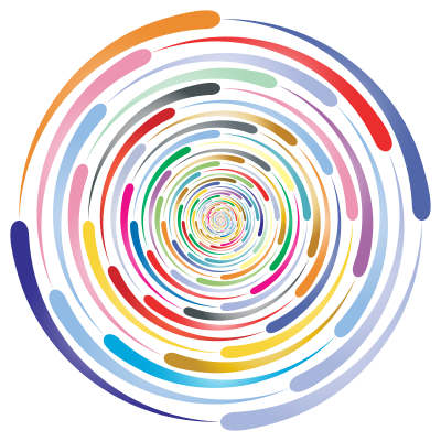 Abstract Vortex 63 Prismatic clipart