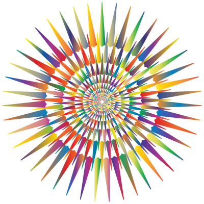 Abstract Vortex 75 Prismatic clipart
