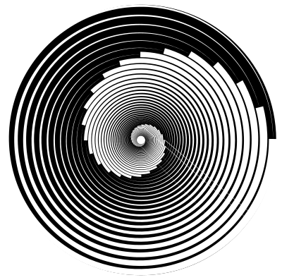 Abstract Vortex 8 Inverse clipart