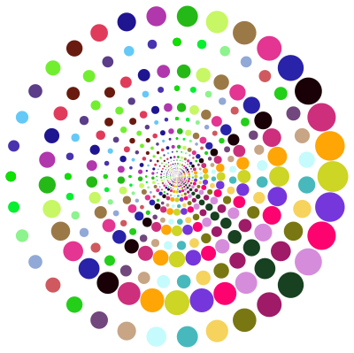 Abstract Vortex 84 Prismatic clipart
