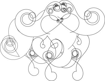 Abstract Yak clipart