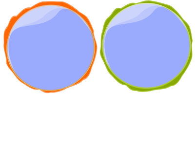 Abstracted attraction similarity clipart