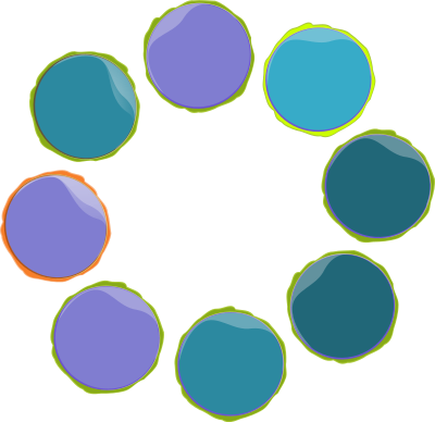 Abstracted Peer Inclusion clipart