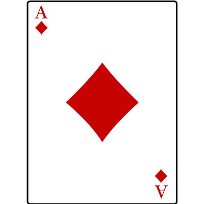 Ace of Diamonds clipart