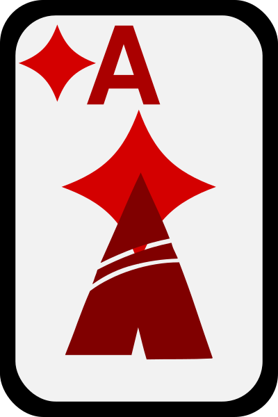 Ace of Diamonds clipart