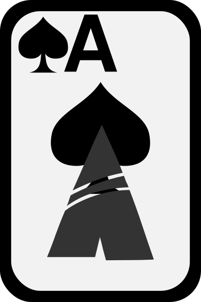 Ace of Spades clipart
