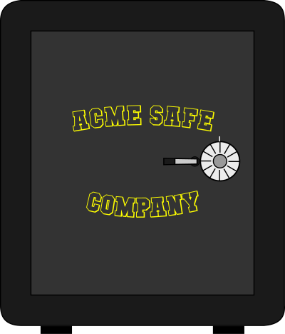 Acme Safe clipart