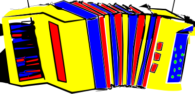 Acordeón colombiano clipart