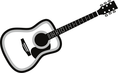 Acoustic guitar clipart