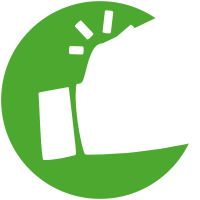 Active Green Thumbs Up Circle clipart