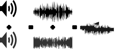 Active Noise Reduction (No Labels) clipart
