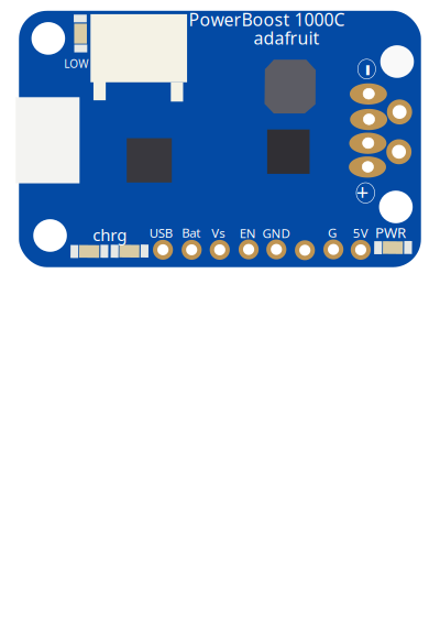 Adafruit PowerBoost 1000c clipart