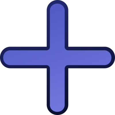 Add-blue clipart