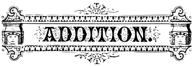 Addition Label clipart