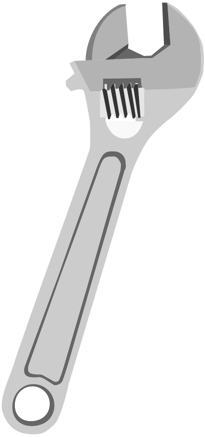 Adjustable Wrench clipart