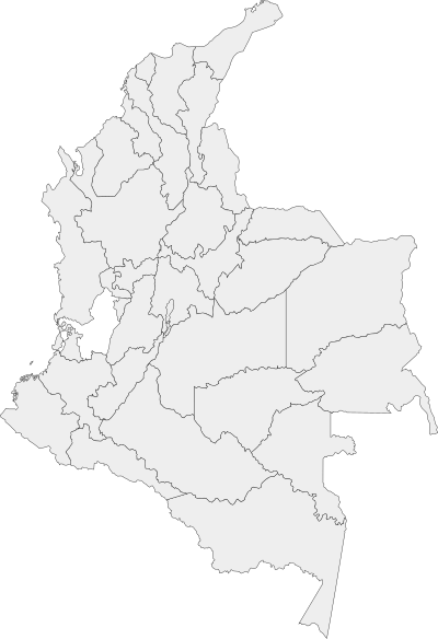 Administrative divisions of Colombia clipart
