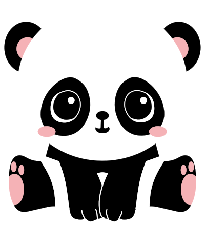 Adorable Panda clipart