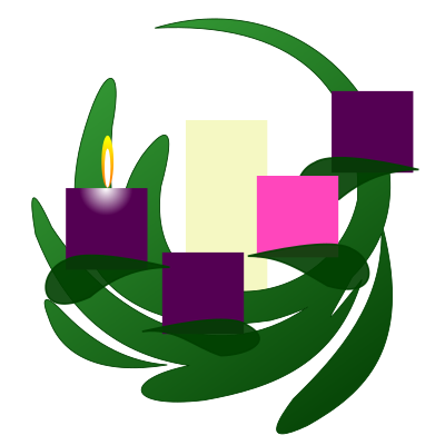Advent 1 Wreath clipart