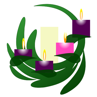Advent 4 Wreath clipart