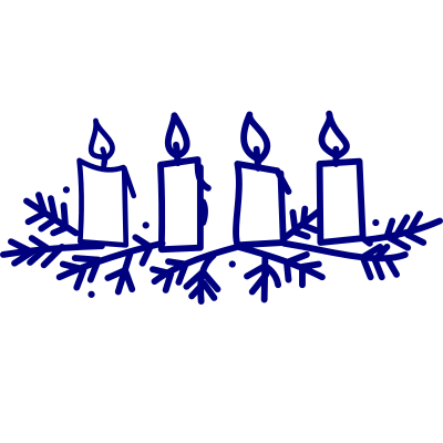 Advent Candles clipart