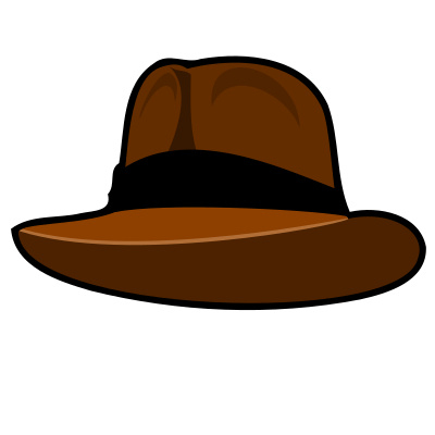 Adventurer hat clipart