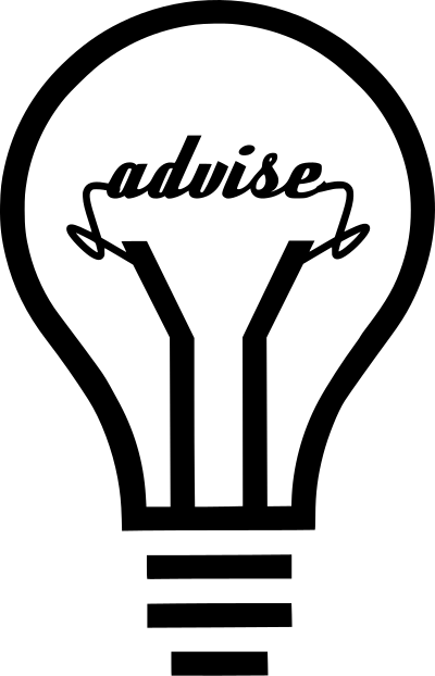 Advise Lightbulb clipart