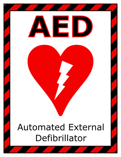 AED Sign 1 clipart