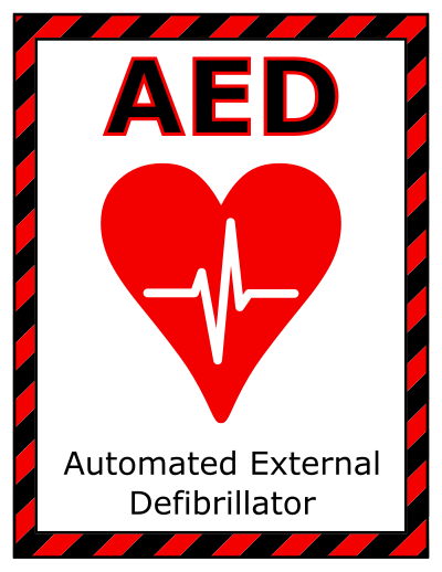 AED Sign 2 clipart
